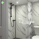 10mm Carrara Marble Matt Shower Panel 1M x 2.4M