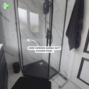 10mm Carrara Marble Matt Shower Panel 1M x 2.4M