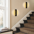 Moderné čierne LED nástenné svietidlo 12W