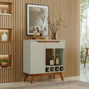 Retro príborník s vinotékou Tokio