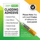 10mm Carrara Marble Matt Shower Panel 1M x 2.4M