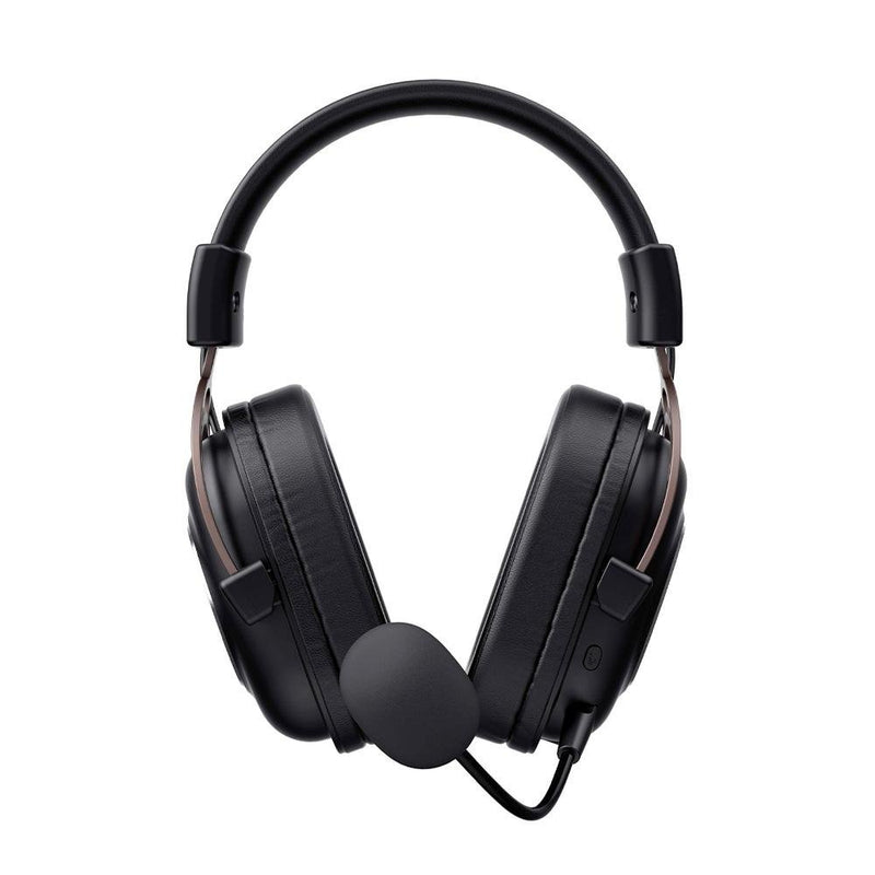 Headset Gamer Profissional Sem Fio Havit H2002YG, Driver 50mm, Wireless, USB-C e 3.5mm, Preto