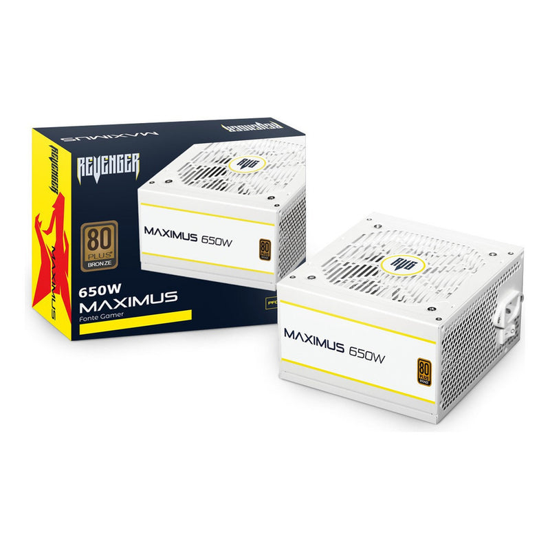 Fonte Atx 650w 80 Plus Bronze Pfc Ativo Sem Ruído Maximus
